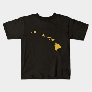 map of hawaii state Kids T-Shirt